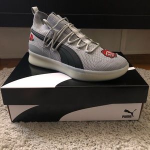 clyde court roses basketball shoes